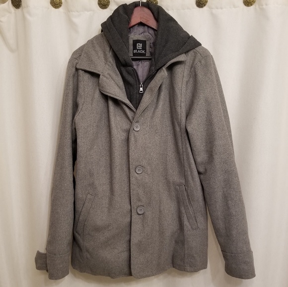 Black Other - Hooded Gray Coat